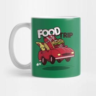 Funny Cute Original Kawaii Junk Food Road Trip Cute Meme For Foodies Mug